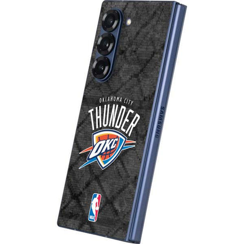 NBA Oklahoma City Thunder Dark Rust Galaxy Z Fold6 Skin