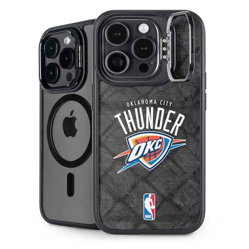 NBA Oklahoma City Thunder Dark Rust iPhone 14 Pro Kickstand Case