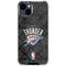 NBA Oklahoma City Thunder Dark Rust iPhone 15 Clear Case