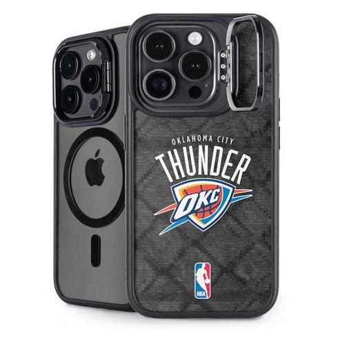 NBA Oklahoma City Thunder Dark Rust iPhone 15 Pro Kickstand Case