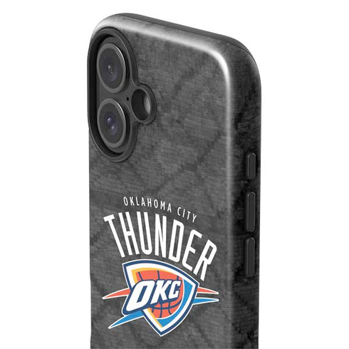 NBA Oklahoma City Thunder Dark Rust iPhone 16 Impact Case