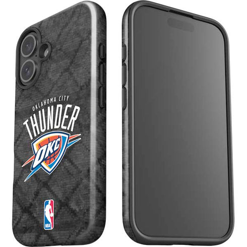 NBA Oklahoma City Thunder Dark Rust iPhone 16 Impact Case