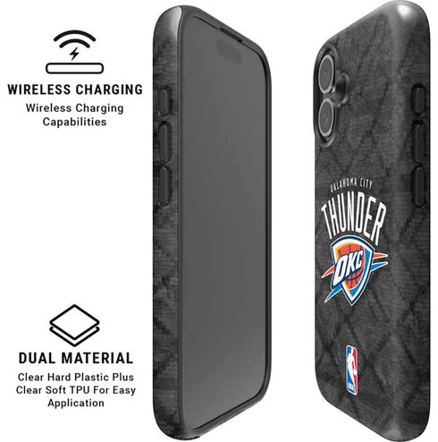 NBA Oklahoma City Thunder Dark Rust iPhone 16 Magsafe Impact Case