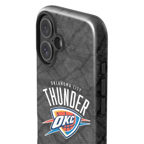 NBA Oklahoma City Thunder Dark Rust iPhone 16 Plus Impact Case