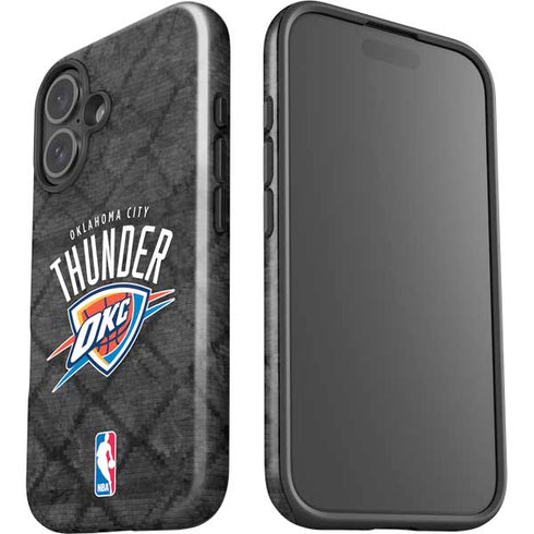 NBA Oklahoma City Thunder Dark Rust iPhone 16 Plus Impact Case