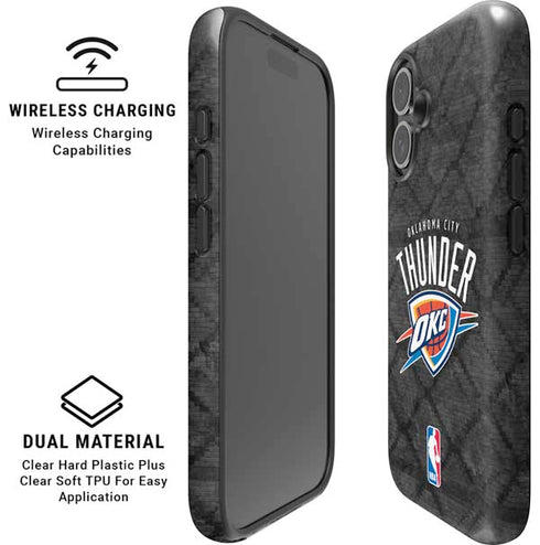 NBA Oklahoma City Thunder Dark Rust iPhone 16 Plus Magsafe Impact Case