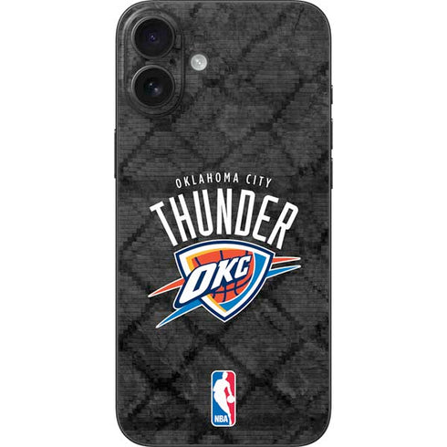 NBA Oklahoma City Thunder Dark Rust iPhone 16 Plus Skin