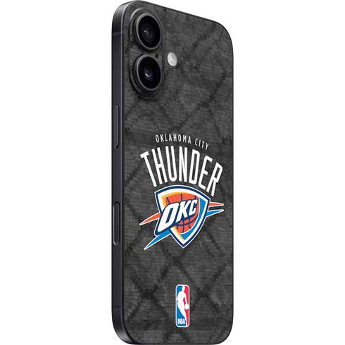 NBA Oklahoma City Thunder Dark Rust iPhone 16 Plus Skin