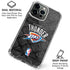 NBA Oklahoma City Thunder Dark Rust iPhone 16 Pro Clear Case