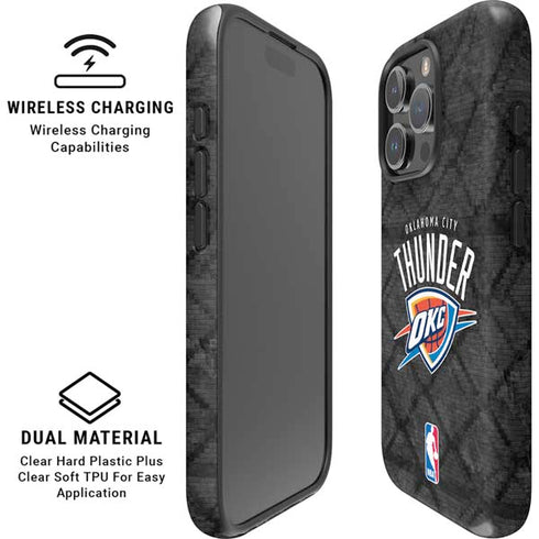 NBA Oklahoma City Thunder Dark Rust iPhone 16 Pro Magsafe Impact Case