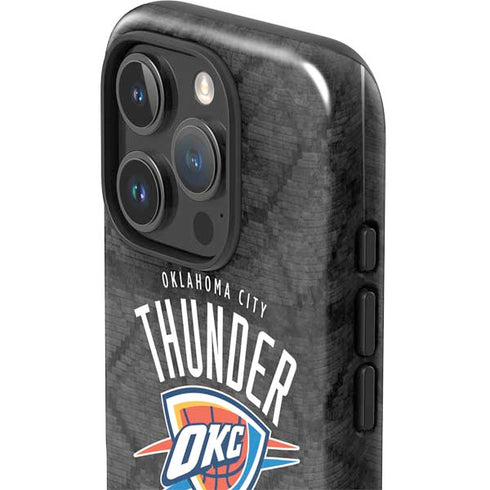 NBA Oklahoma City Thunder Dark Rust iPhone 16 Pro Max Impact Case