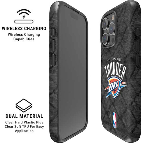 NBA Oklahoma City Thunder Dark Rust iPhone 16 Pro Max Magsafe Impact Case