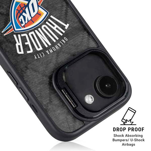 NBA Oklahoma City Thunder Dark Rust iPhone 16e Kickstand Case