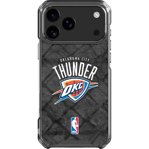 NBA Oklahoma City Thunder Dark Rust iPhone 18 Pro Max Clear Case