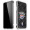 NBA Oklahoma City Thunder Dark Rust iPhone X/XS Clear Case
