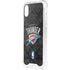 NBA Oklahoma City Thunder Dark Rust iPhone XS Clear Case
