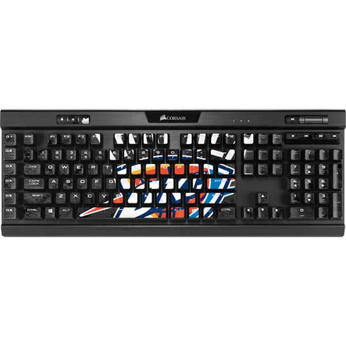 NBA Oklahoma City Thunder Dark Rust K95 RGB PLATINUM Mechanical Gaming Keyboard Skin