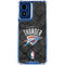 NBA Oklahoma City Thunder Dark Rust Moto G 5G (2024) Clear Case