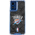 NBA Oklahoma City Thunder Dark Rust Moto G Play 4G (2024) Clear Case