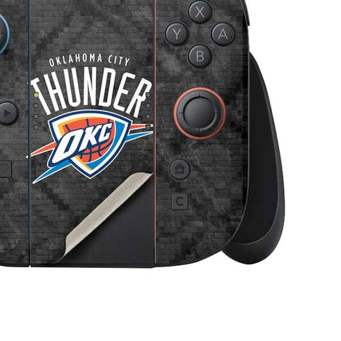 NBA Oklahoma City Thunder Dark Rust Nintendo Switch 2 (2025) Joy-Con Controller Skin