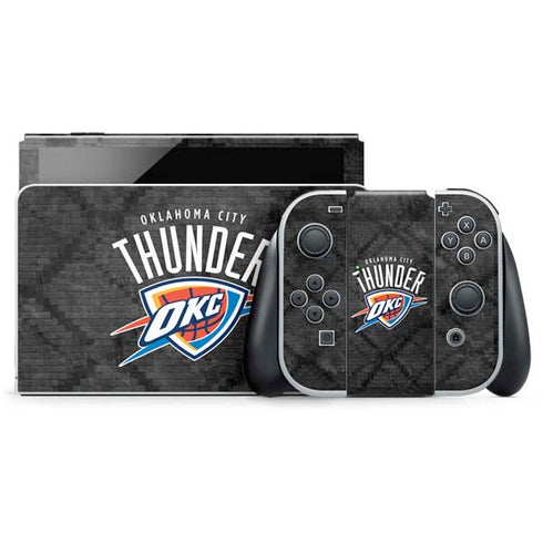 NBA Oklahoma City Thunder Dark Rust Nintendo Skins
