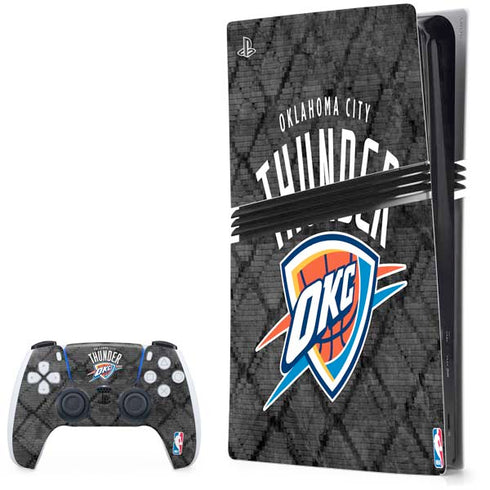 NBA Oklahoma City Thunder Dark Rust PS5 Pro Bundle Skin