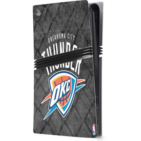 NBA Oklahoma City Thunder Dark Rust PS5 Pro Console Skin
