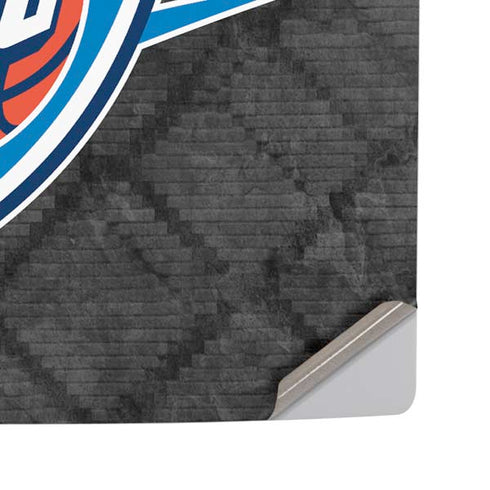 NBA Oklahoma City Thunder Dark Rust PS5 Pro Disk Console Skin