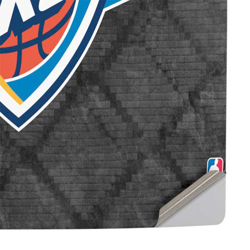 NBA Oklahoma City Thunder Dark Rust PS5 Slim Digital Edition Console Skin