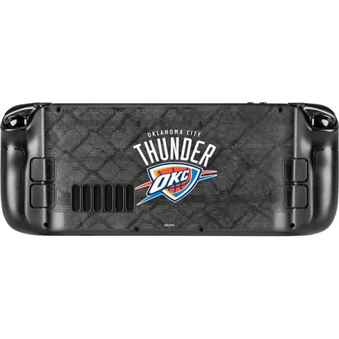 NBA Oklahoma City Thunder Dark Rust Steam Deck Handheld Gaming Computer Skin