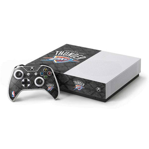 NBA Oklahoma City Thunder Dark Rust Xbox One S All-Digital Edition Bundle Skin