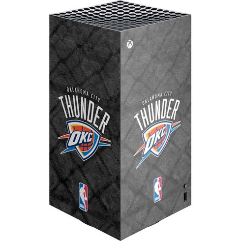 NBA Oklahoma City Thunder Dark Rust XBox Series X Digital Edition Console Skin