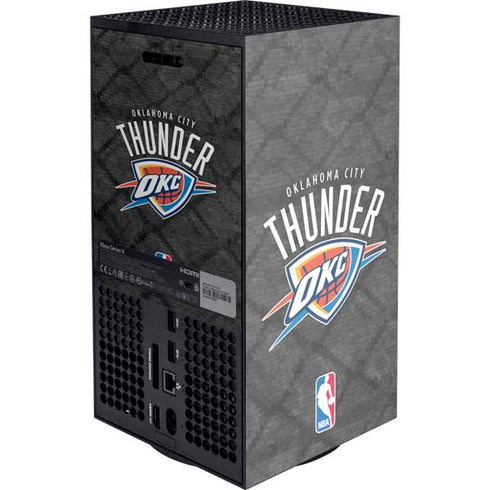 NBA Oklahoma City Thunder Dark Rust XBox Series X Digital Edition Console Skin