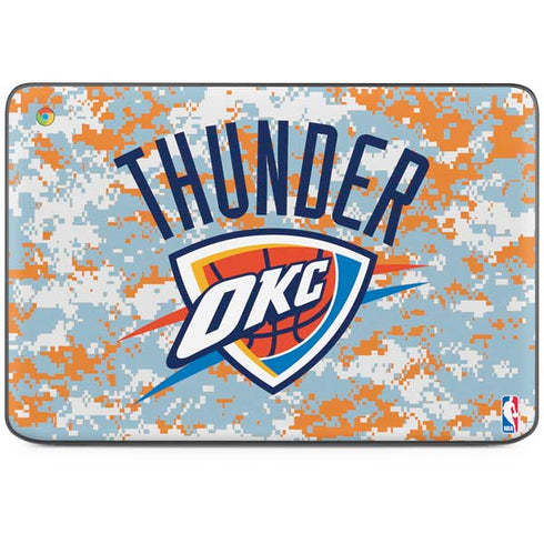 NBA Oklahoma City Thunder Digi Camo HP Chromebook Skin