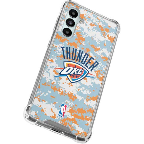 NBA Oklahoma City Thunder Digi Camo Galaxy A16 5G Clear Case