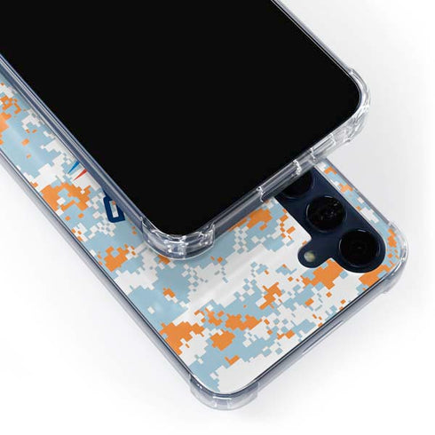 NBA Oklahoma City Thunder Digi Camo Galaxy A55 5G Clear Case