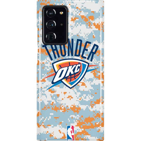 NBA Oklahoma City Thunder Digi Camo Galaxy Cases