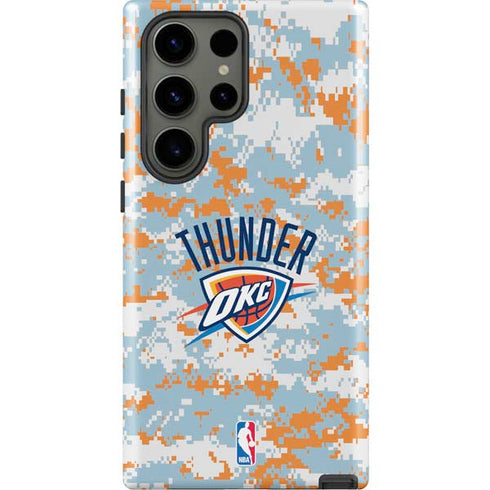 NBA Oklahoma City Thunder Digi Camo Galaxy S23 Ultra Pro Case
