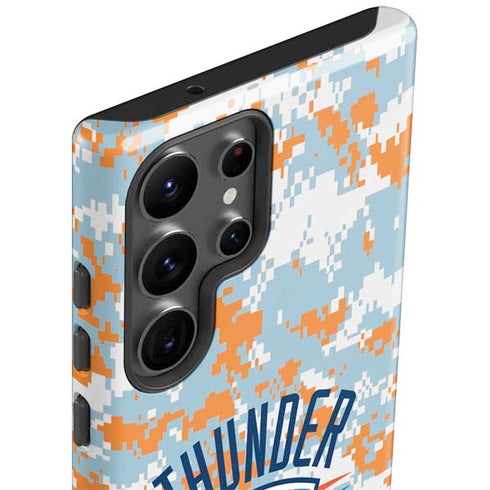 NBA Oklahoma City Thunder Digi Camo Galaxy S23 Ultra Pro Case