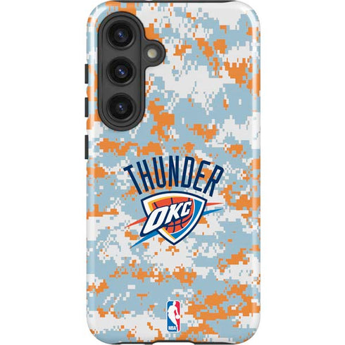 NBA Oklahoma City Thunder Digi Camo Galaxy S25 Impact Case