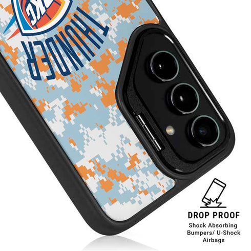 NBA Oklahoma City Thunder Digi Camo Galaxy S24 Plus Kickstand Case