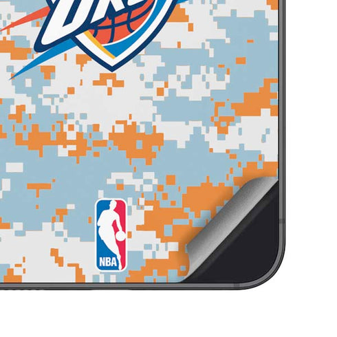 NBA Oklahoma City Thunder Digi Camo Galaxy S25 Plus Skin