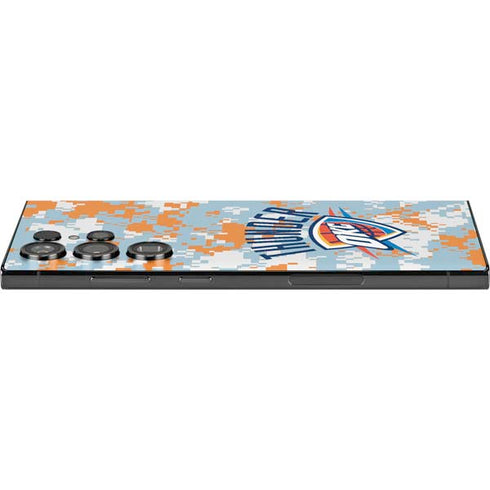 NBA Oklahoma City Thunder Digi Camo Galaxy S25 Ultra Skin