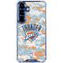 NBA Oklahoma City Thunder Digi Camo Galaxy S25 Clear Case