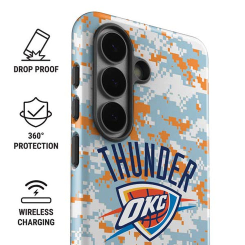 NBA Oklahoma City Thunder Digi Camo Galaxy S26 Plus Impact Case