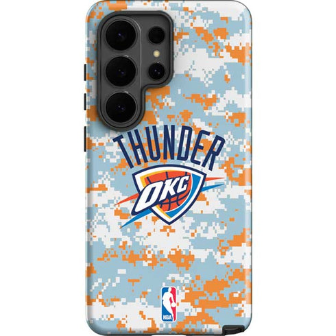NBA Oklahoma City Thunder Digi Camo Galaxy S26 Ultra Impact Case