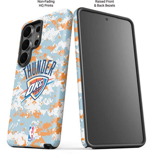 NBA Oklahoma City Thunder Digi Camo Galaxy S26 Ultra Impact Case