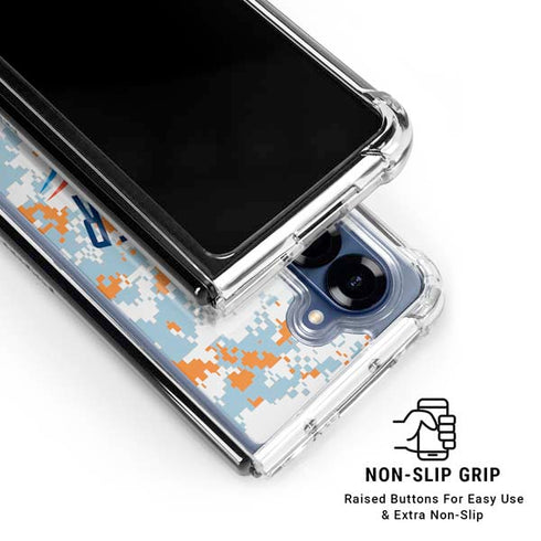 NBA Oklahoma City Thunder Digi Camo Galaxy Z Fold6 Clear Case