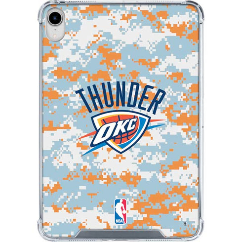 NBA Oklahoma City Thunder Digi Camo iPad 11th Gen (2025) Clear Case