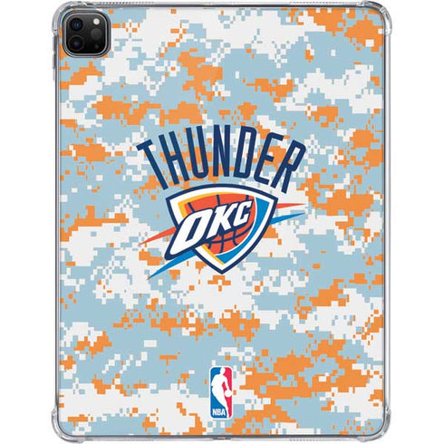 NBA Oklahoma City Thunder Digi Camo iPad Pro 11in (2024) Clear Case